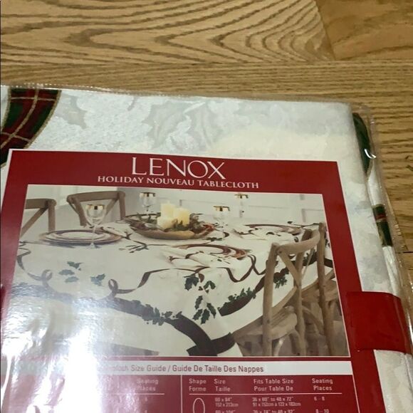 NWT LENOX HOLIDAY NOUVEAU TABLECLOTH SIZE … - Picture 4 of 7
